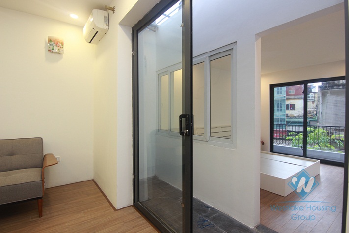 Modern two bedroom apartment near Truc Bach lake with balcony